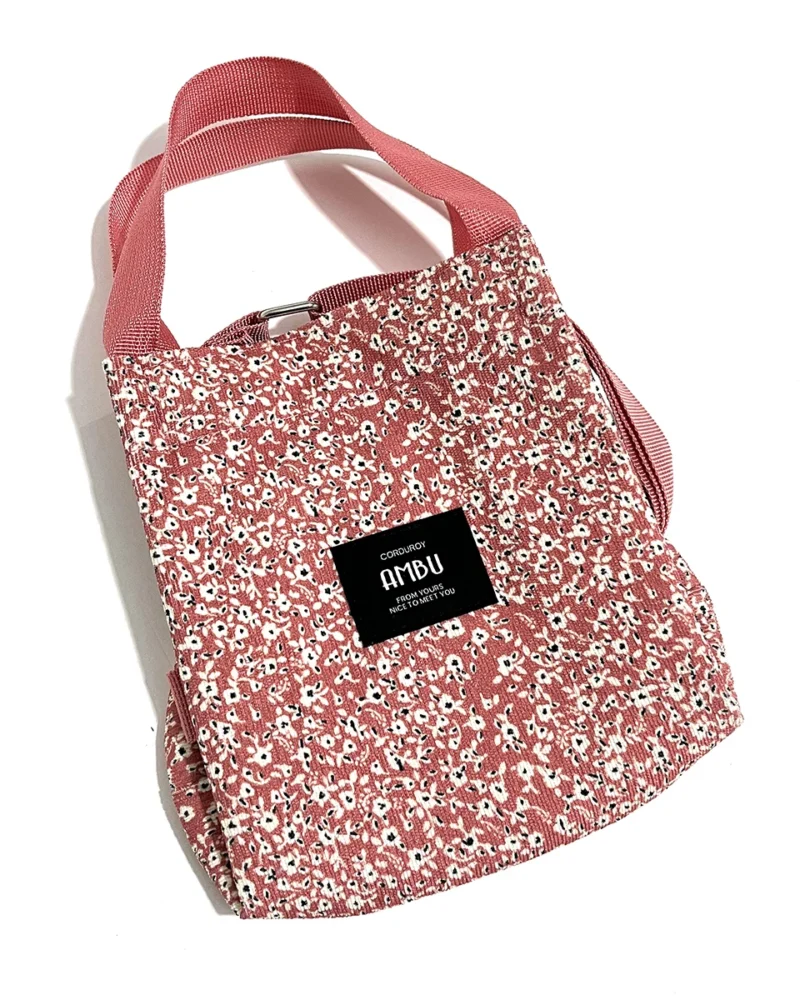 Morral Retro - Rosa Floreado