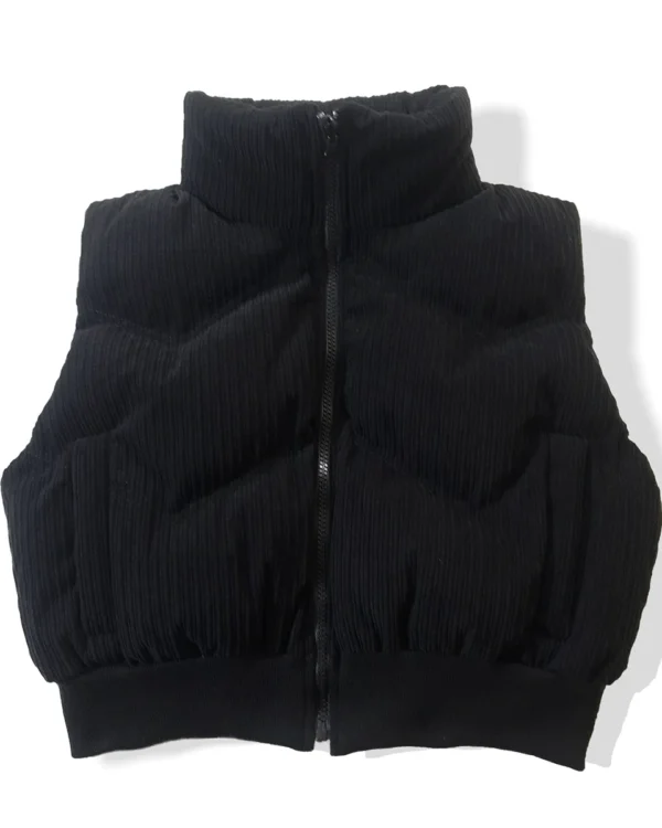 chaleco puffer corduroy