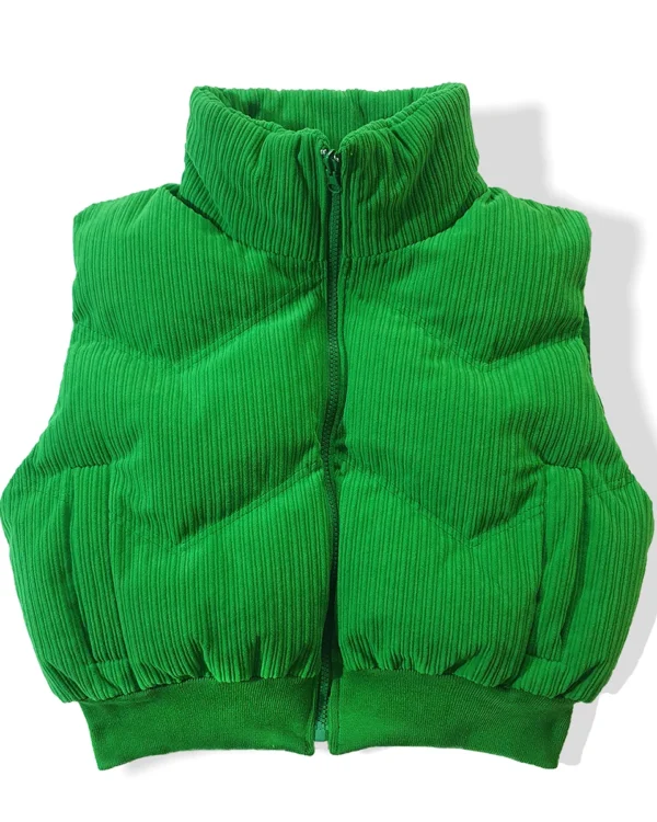 chaleco puffer corduroy